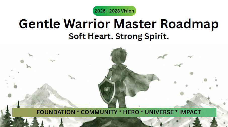 Gentle Warrior Master Roadmap — 2026–2028 Vision